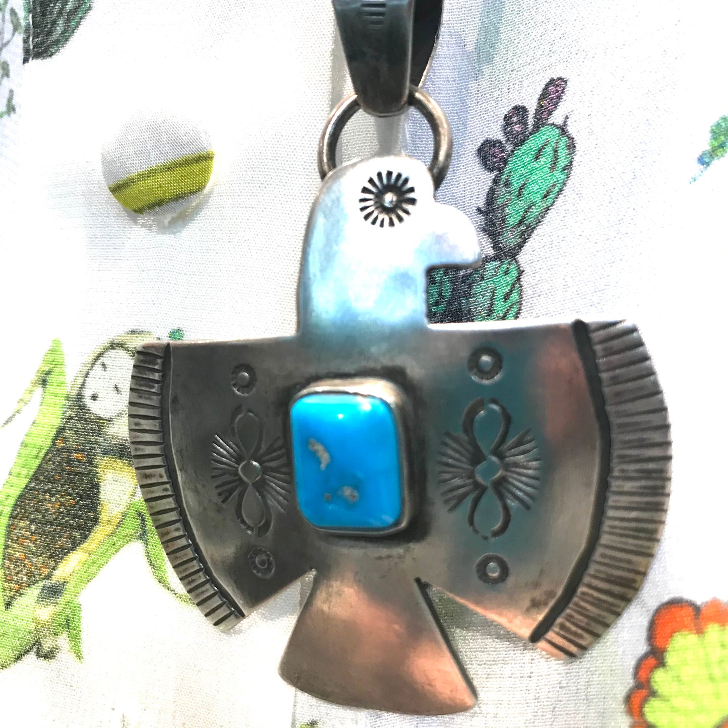 Navajo large eagle pendent