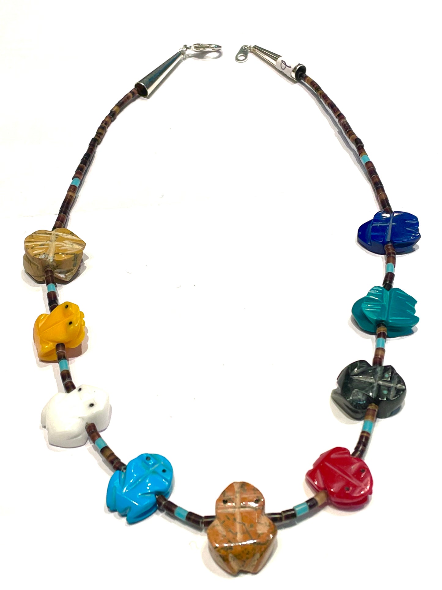 New frog short power animal necklace