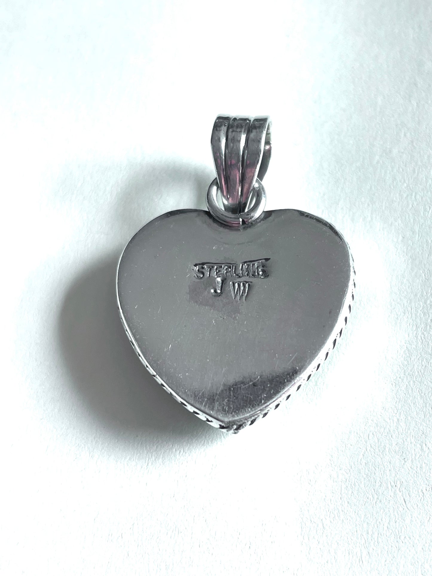 Medium. Navajo heart pendent