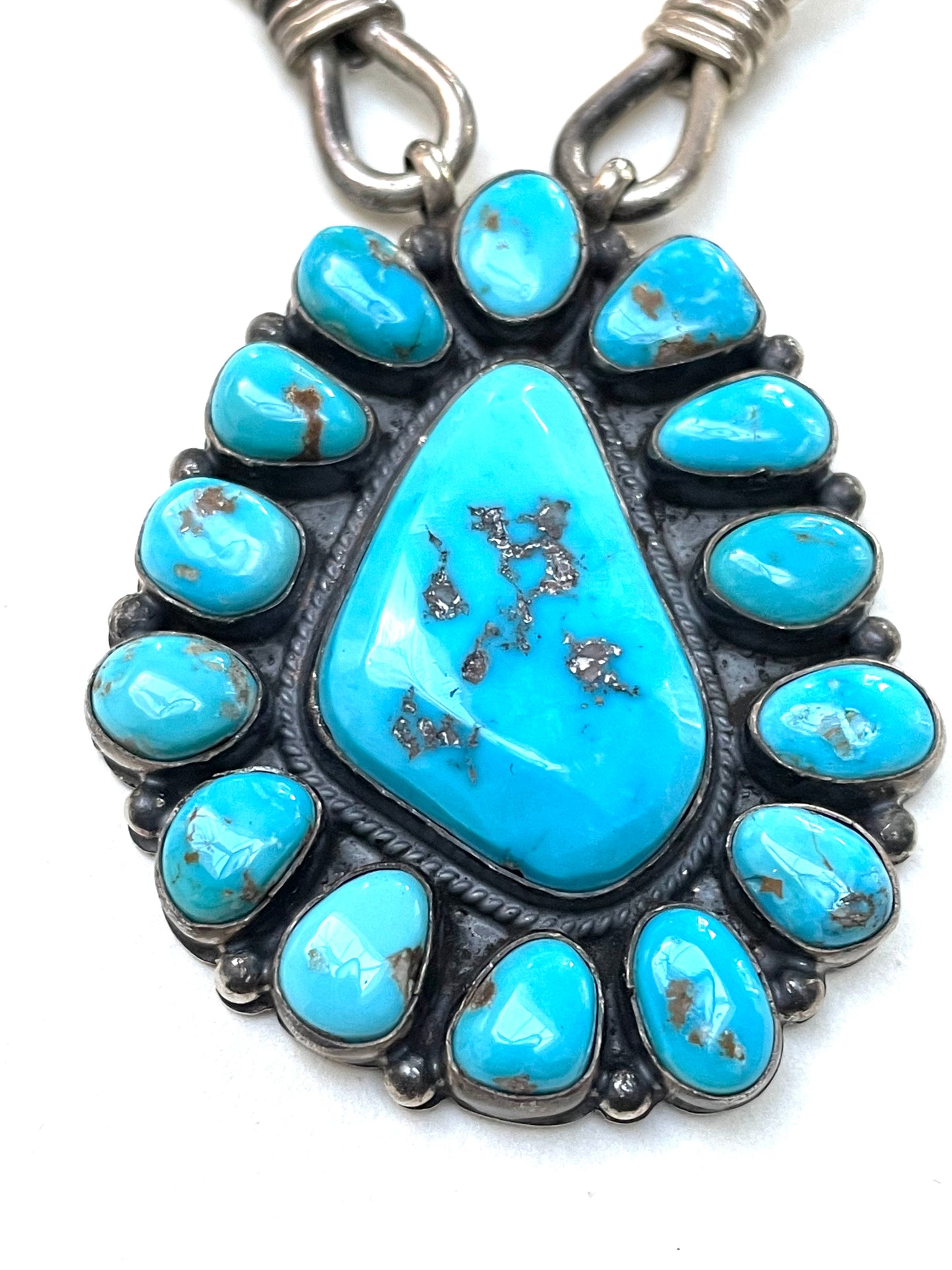 Stunning heavy gauge sterling silver necklace