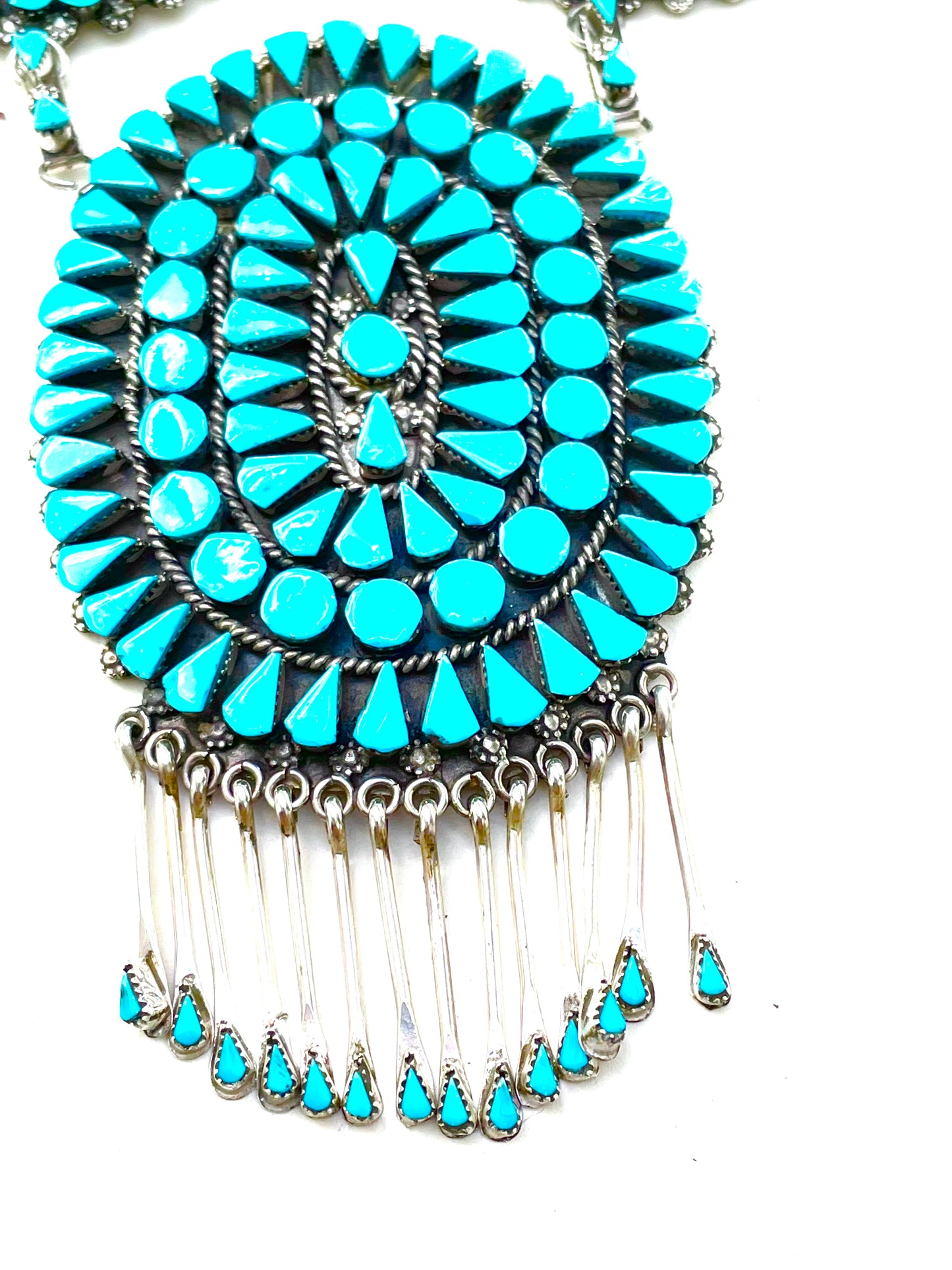 New amazing sleeping beauty cluster necklace