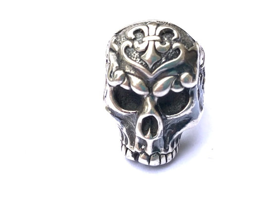 Skull ring ,sterling silver