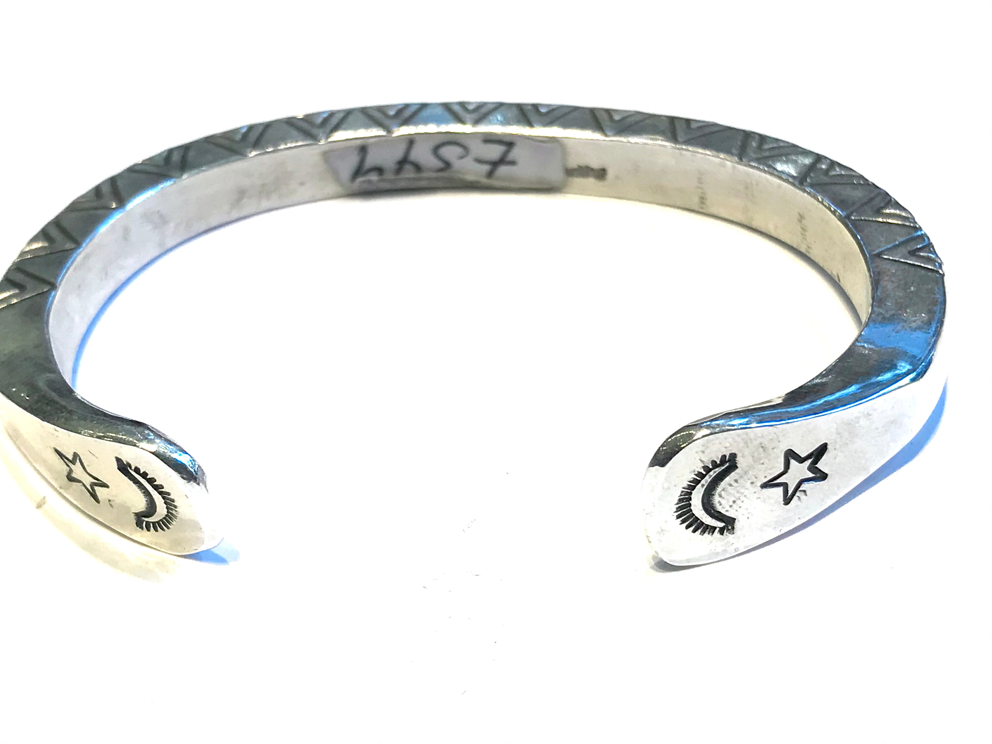 Sterling silver Navajo bracelet