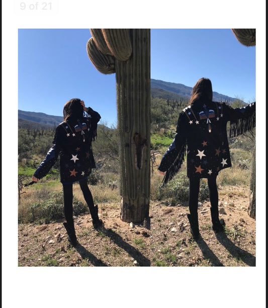 NEW amazing Eagle fringed jacket Jessie Western Brand