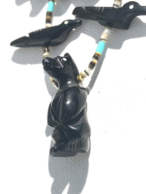 Bear Power animal necklace