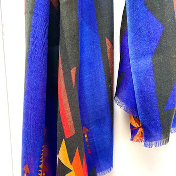 New cashmere / silk scarf / wrap Jessie Western brand