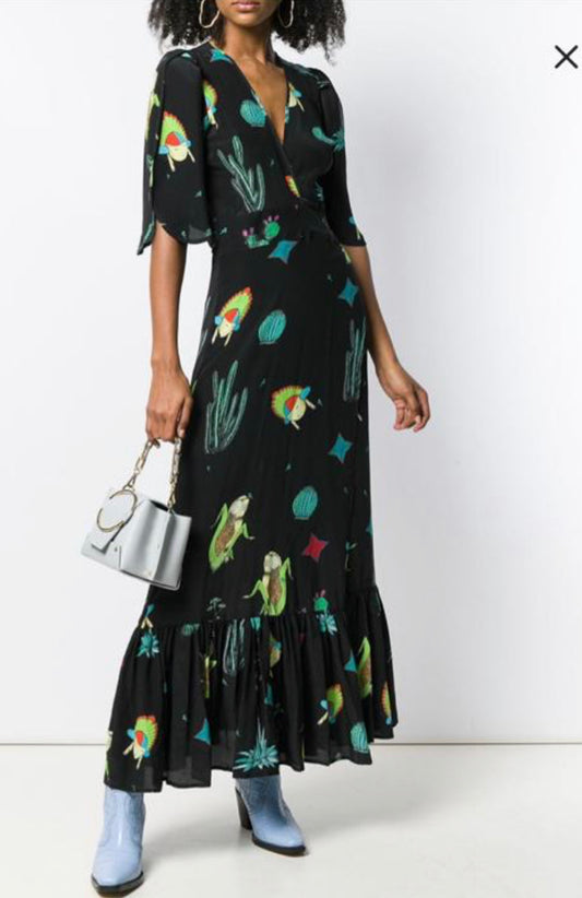 Jessie western cactus /corn maiden dress