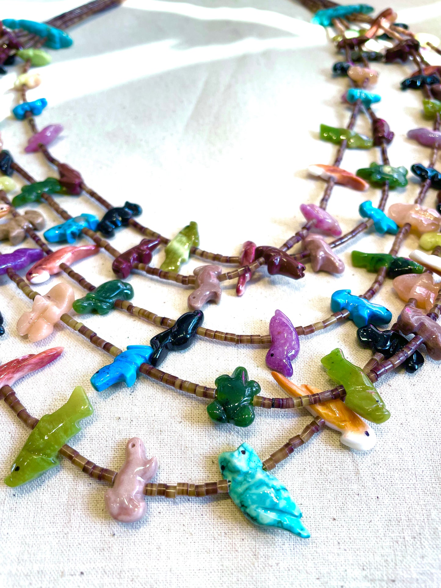 Power animal necklace 5 strand special necklace