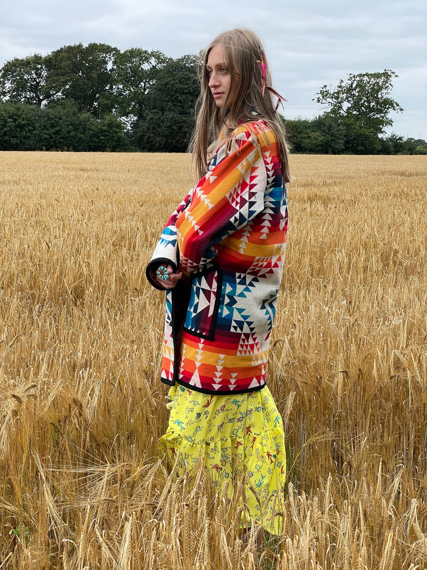 Limited edition rainbow med c pocket coat