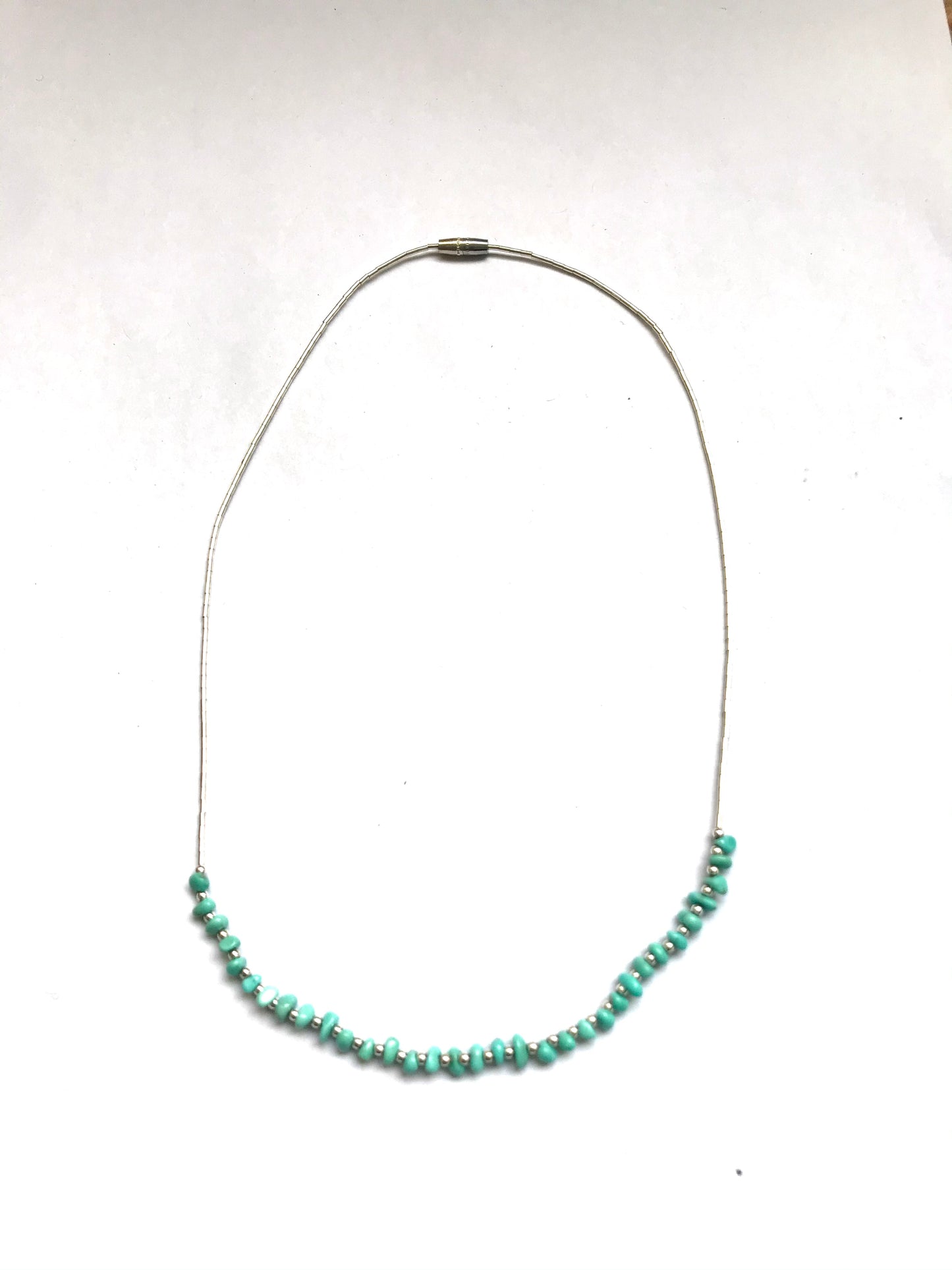 Sterling silver turquoise necklace