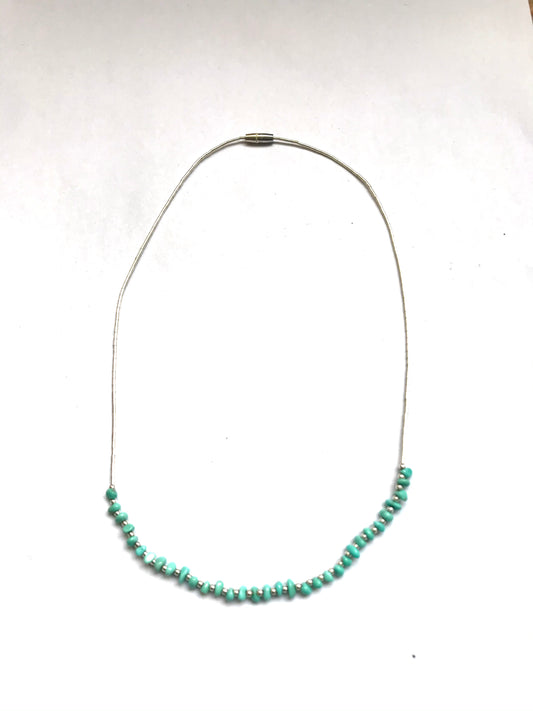 Sterling silver turquoise necklace