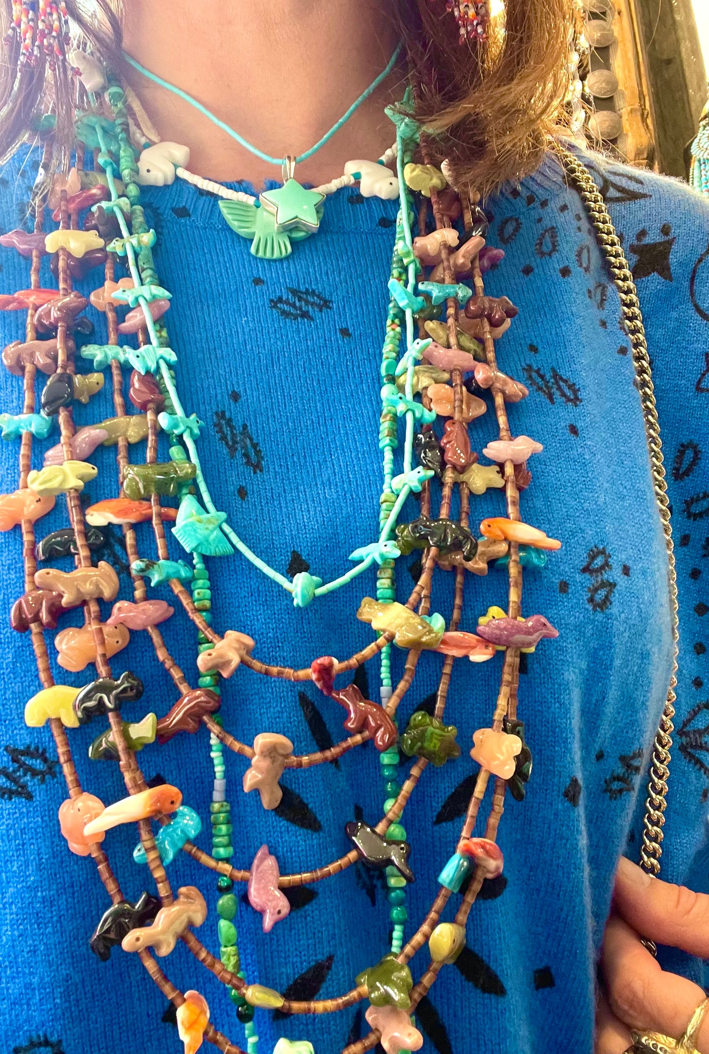 Power animal necklace 5 strand special necklace