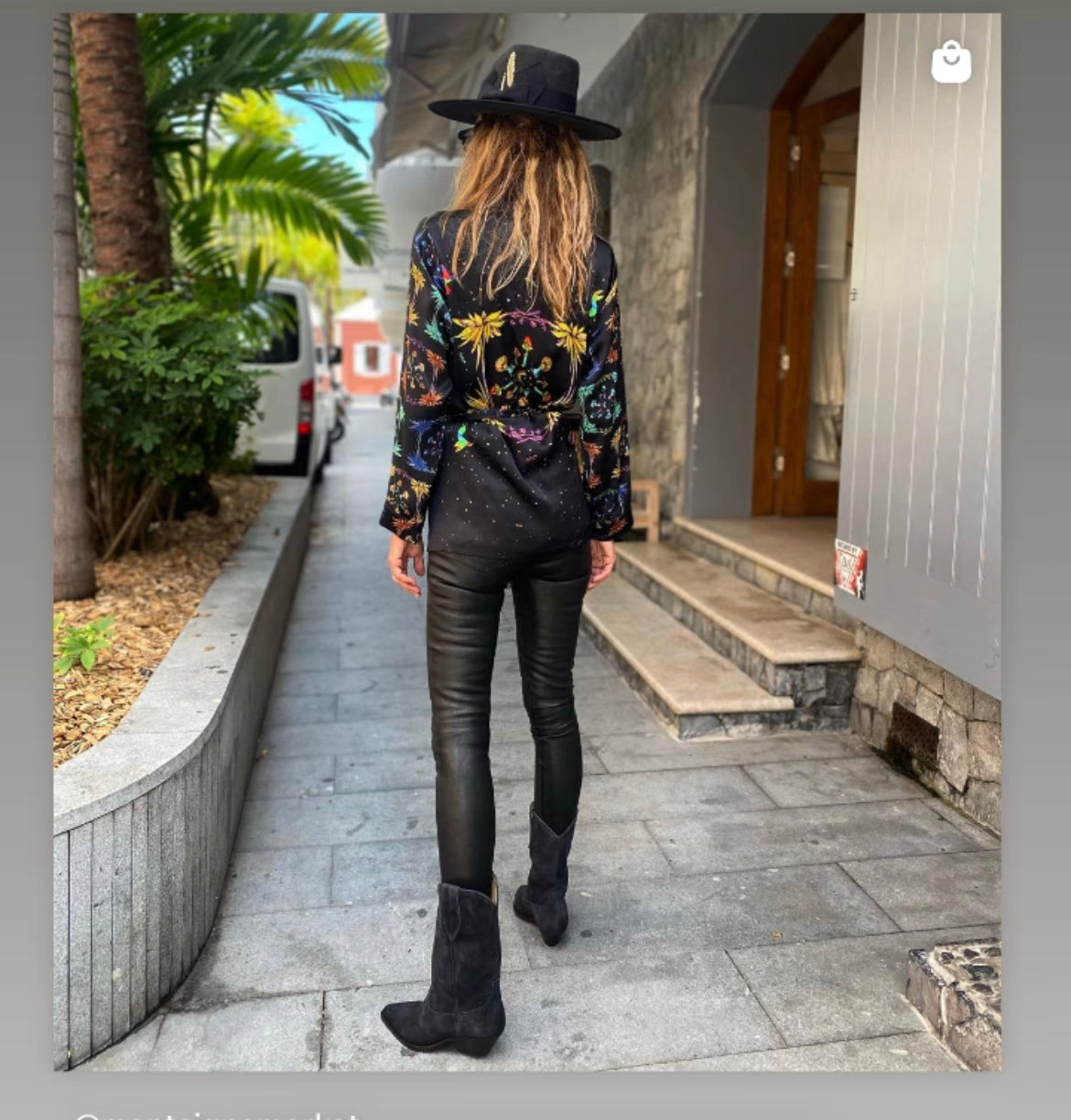 Jessie western Magic mushroom silk jacket