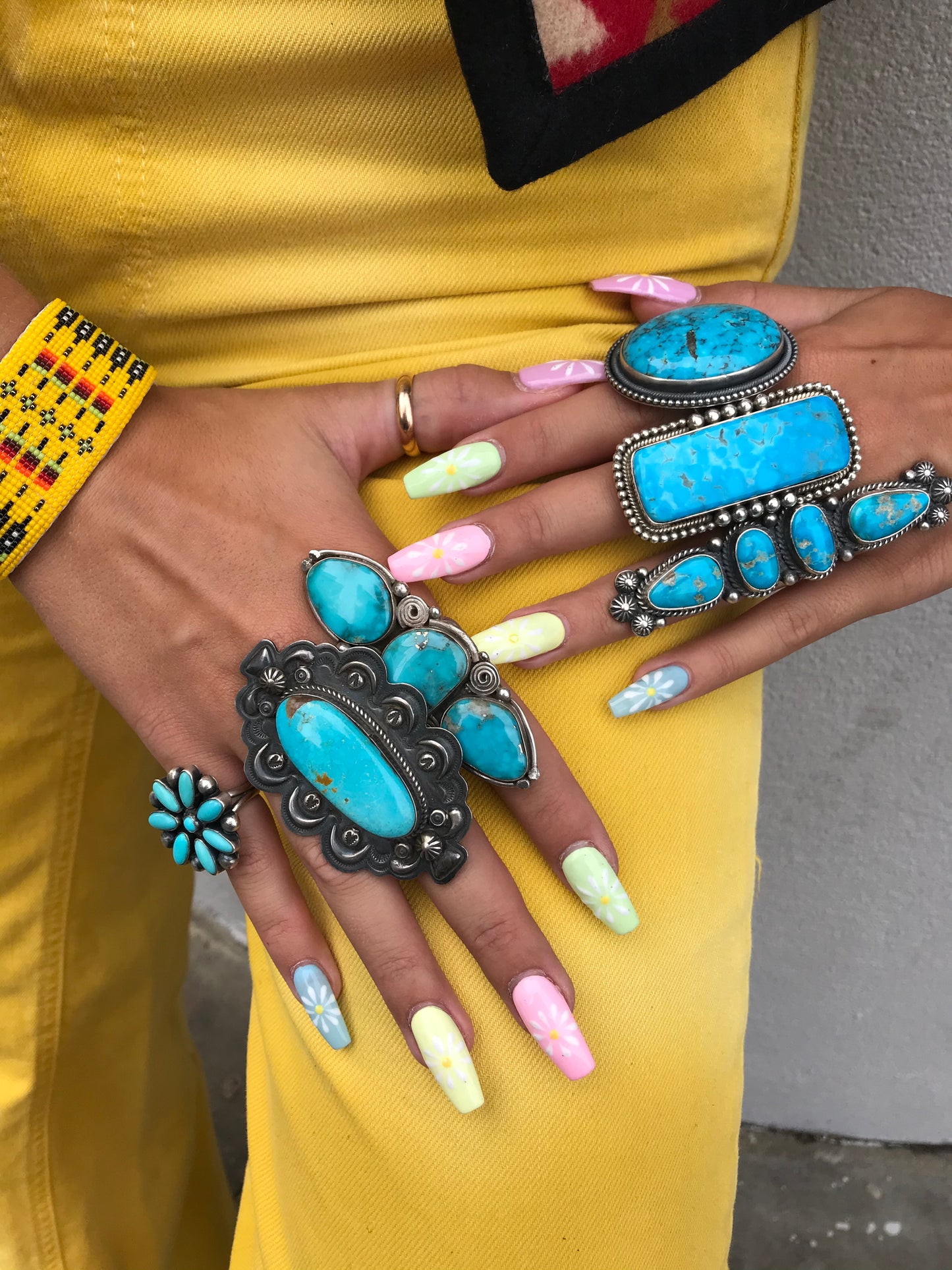 Turquoise large ring