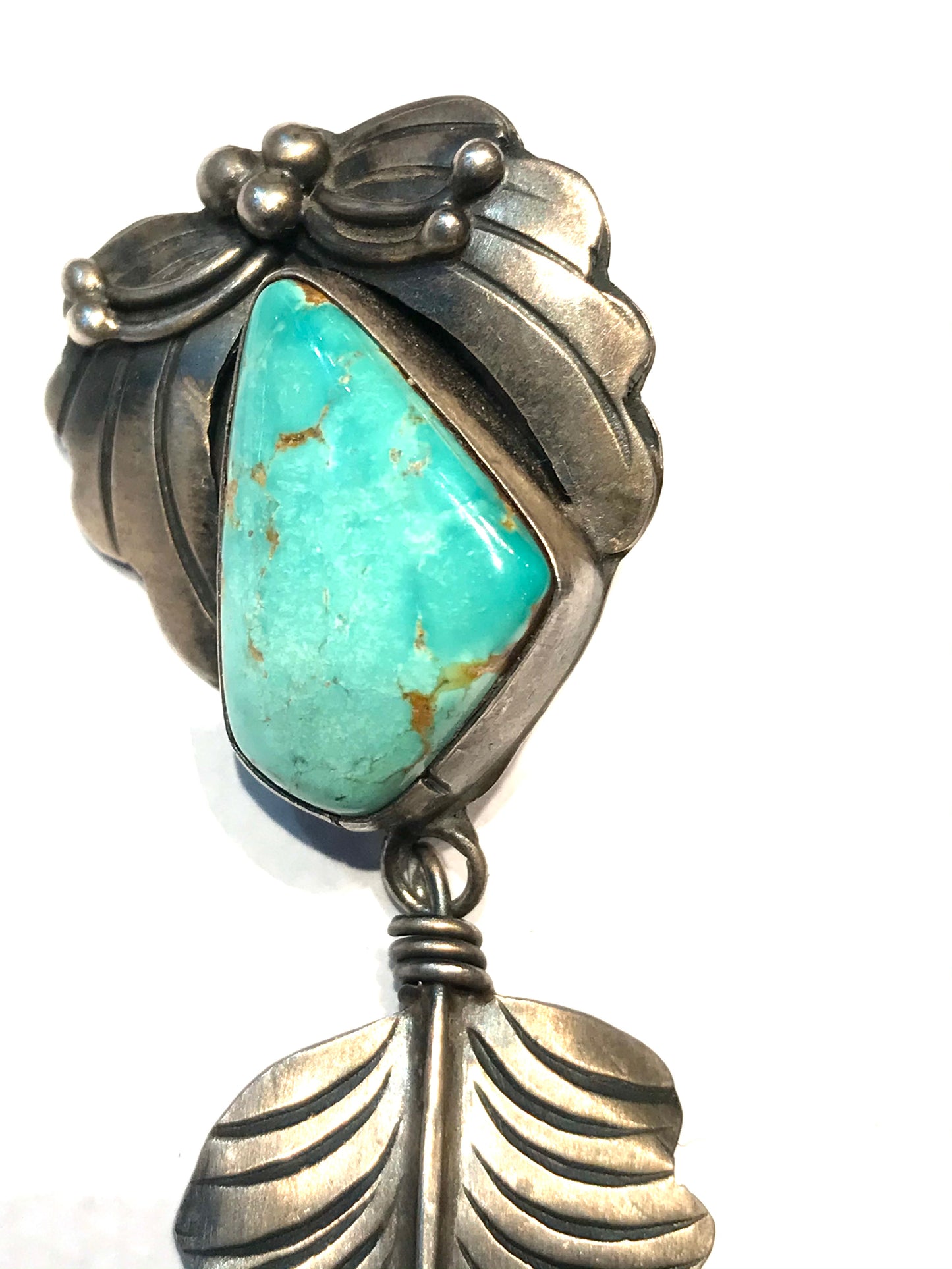 Large feather earring Navajo