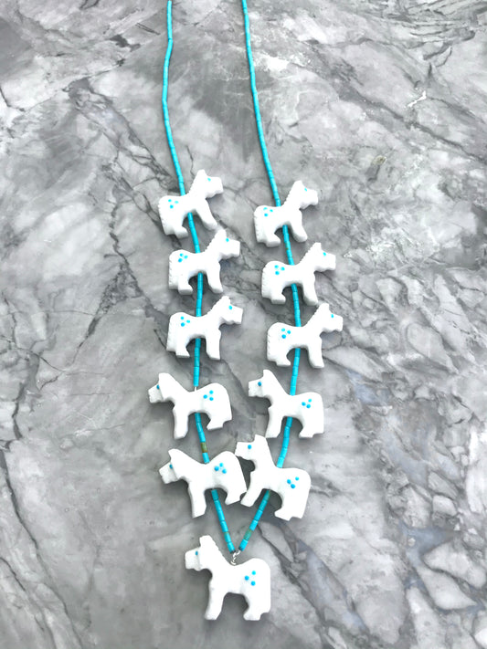 Horse power animal necklace