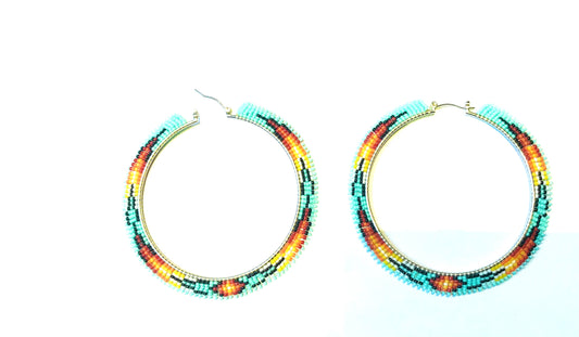 Super large hoops Navajo