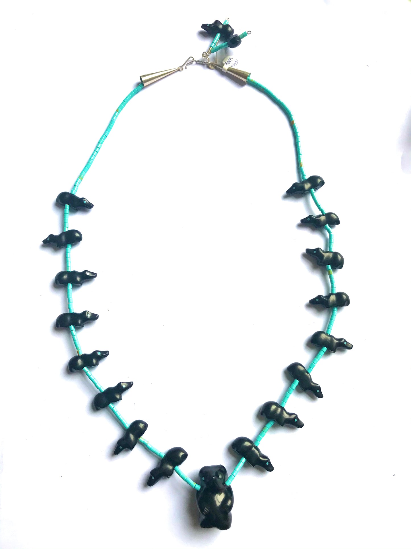 Amazing one off bear power animal necklace