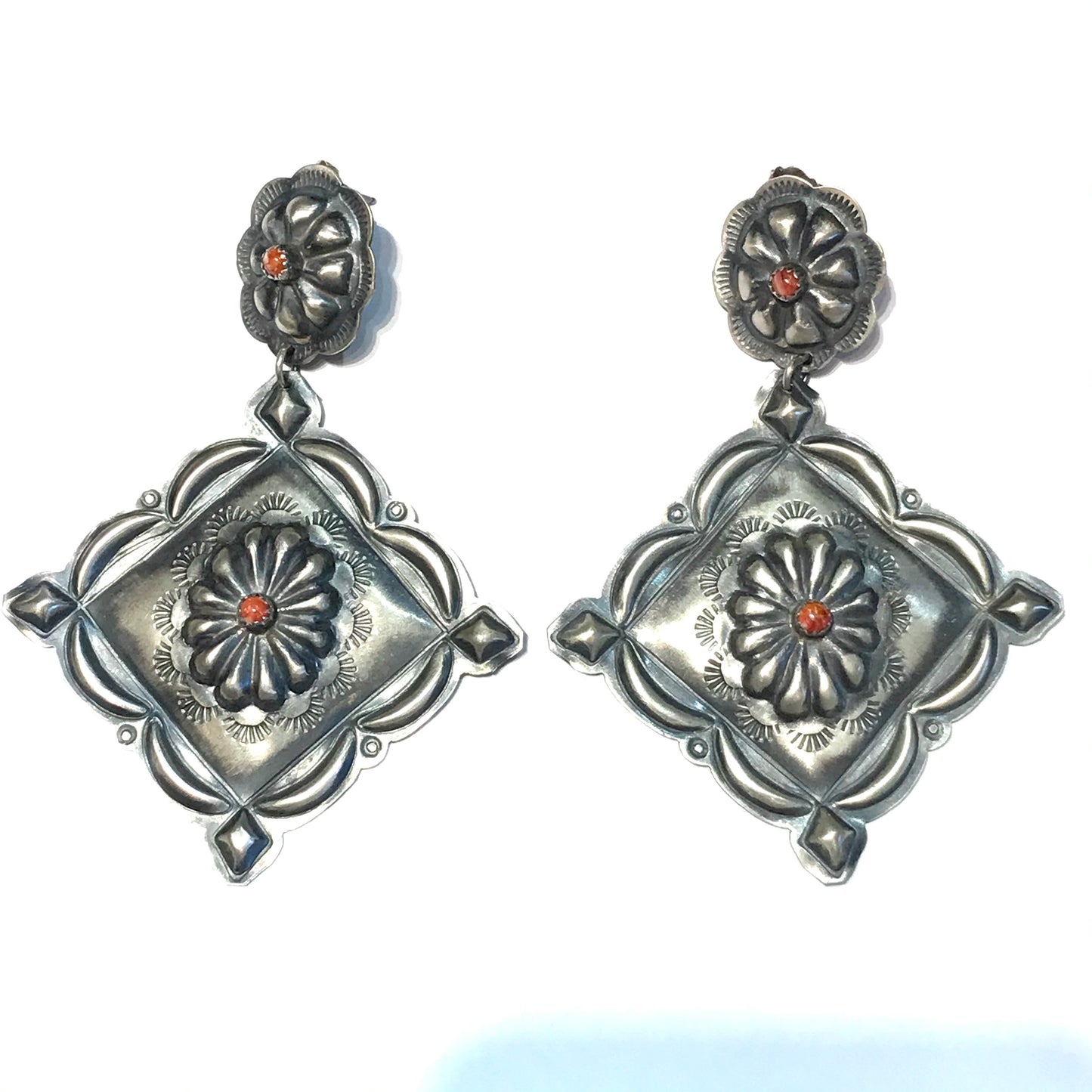 Amazing spiny super large earrings