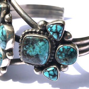 Turquoise cluster bracelet