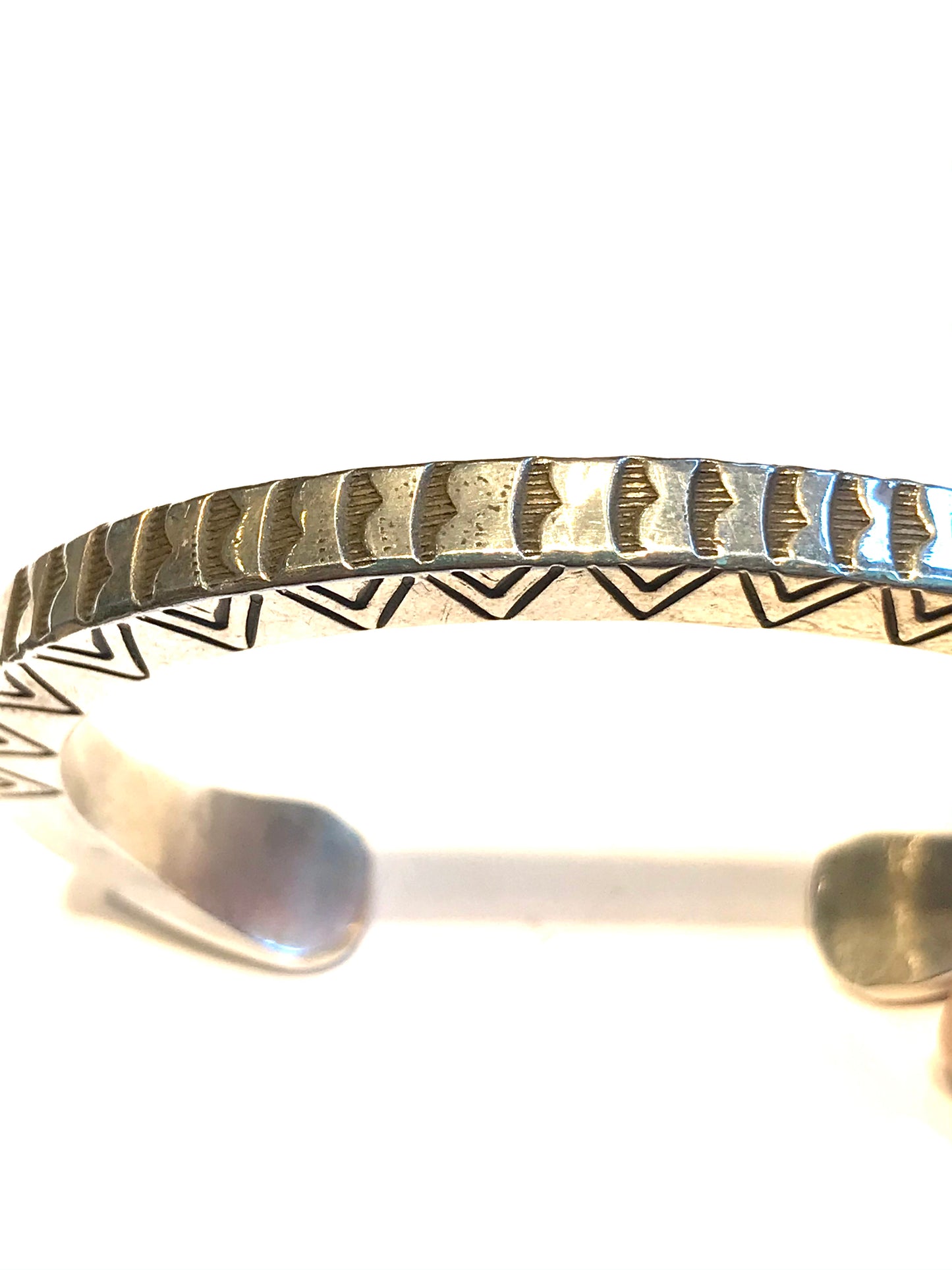 Sterling silver Navajo bracelet
