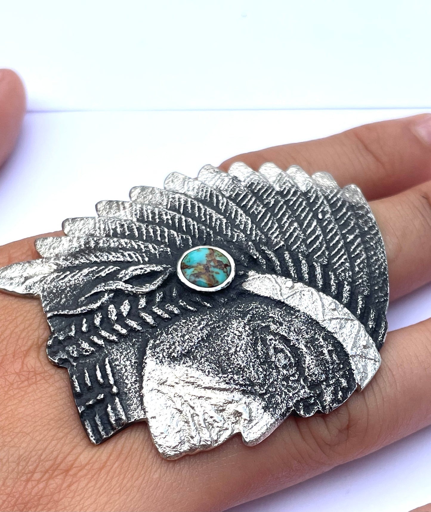 Sandcast Navajo ring