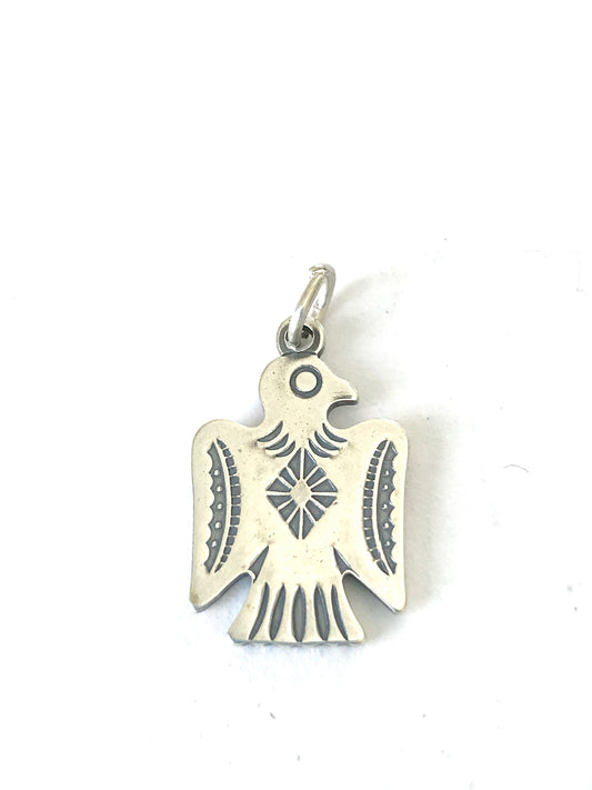 Double sided eagle / thunderbird pendent - charm