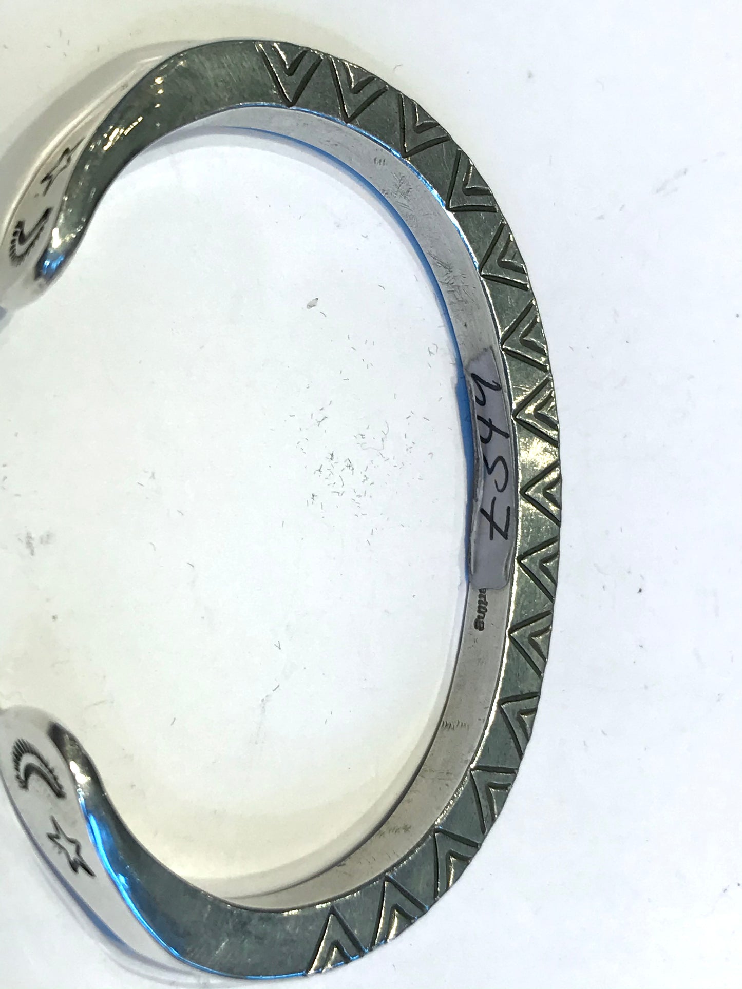 Sterling silver Navajo bracelet