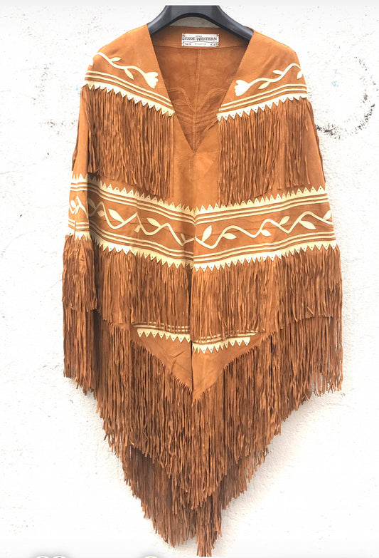 Pre order Jessie Western Fringed  poncho