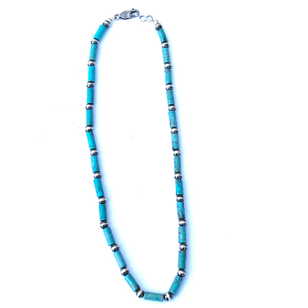 Sterling silver turquoise necklace