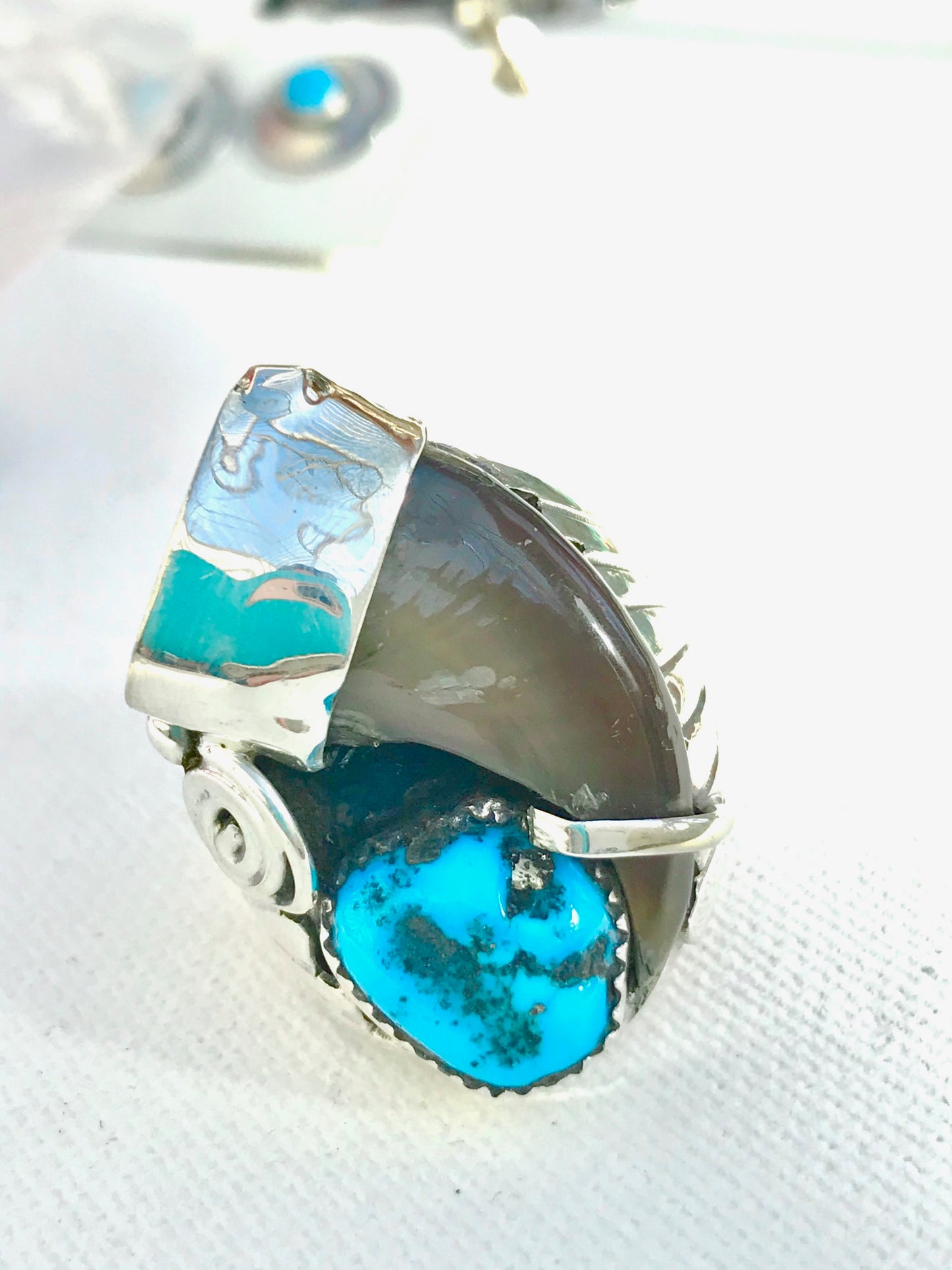 Navajo claw ring