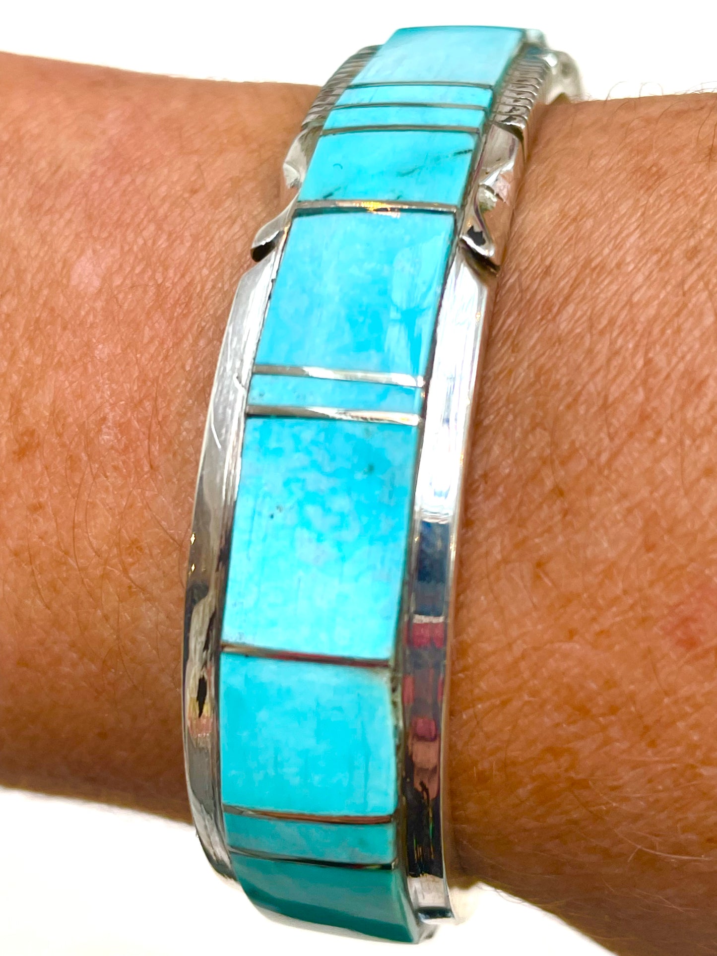 Zuni inlaid bracelet medium size