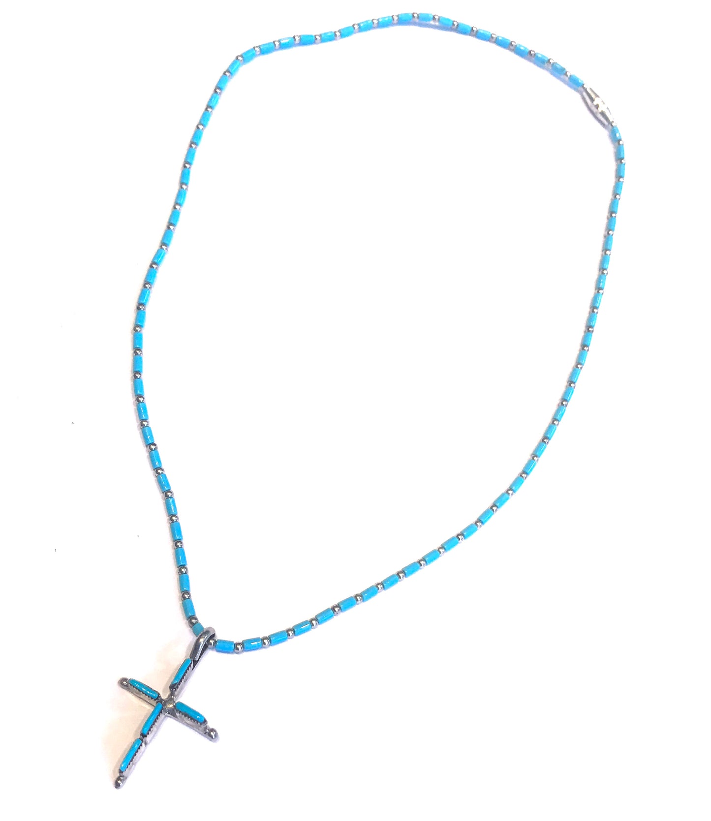 Turquoise pendent & turquoise strand