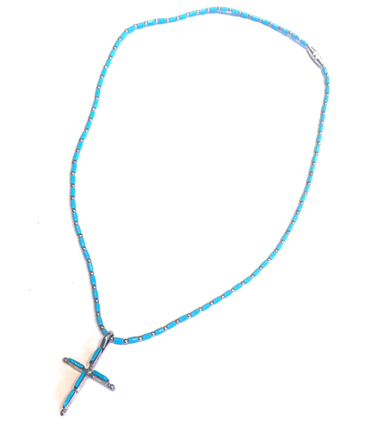 Turquoise pendent & turquoise strand