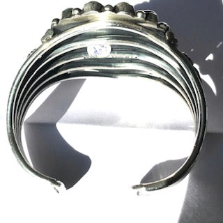 Green turquoise Navajo bracelet