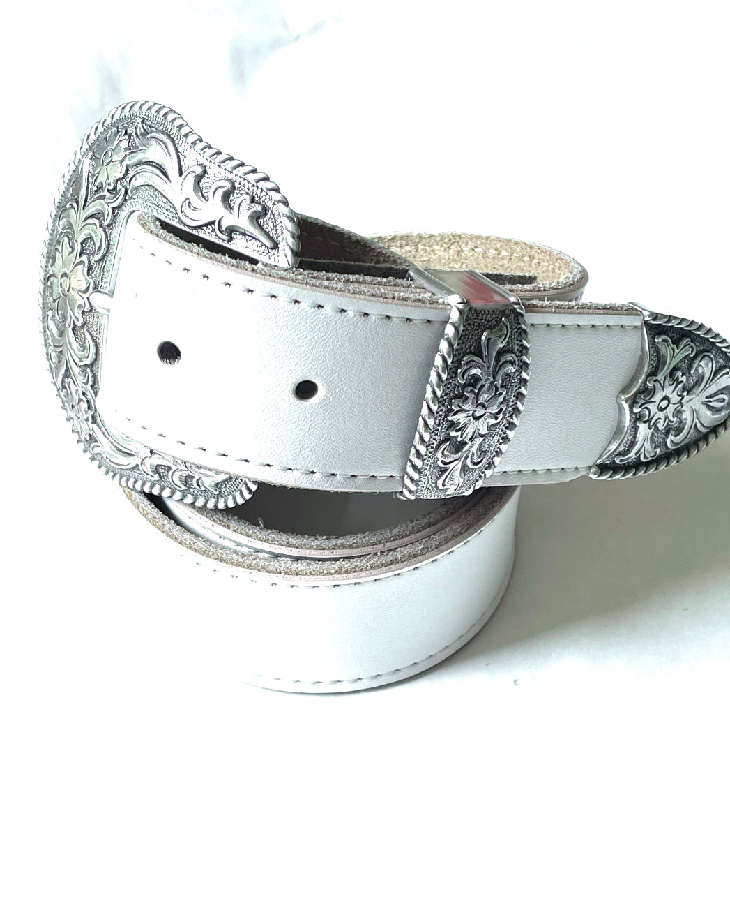 White belt with buckle