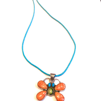 Spiny butterfly pendent ( with out turquoise strand )