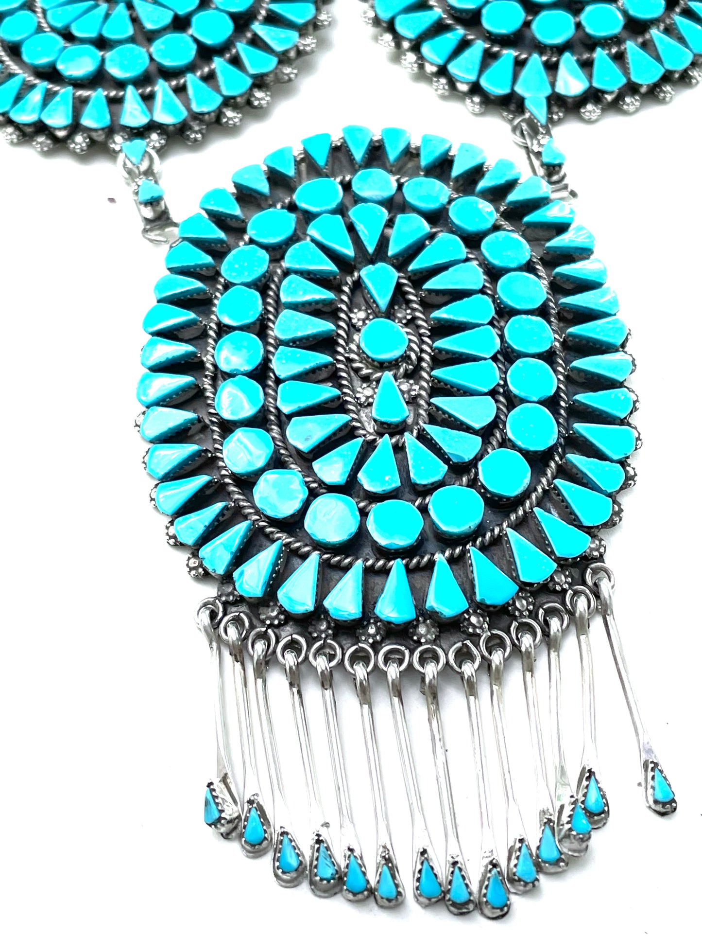 New amazing sleeping beauty cluster necklace