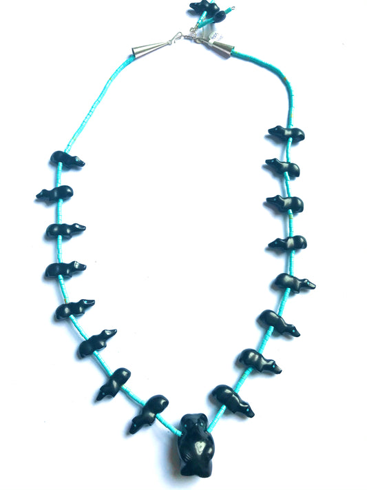 Amazing one off bear power animal necklace