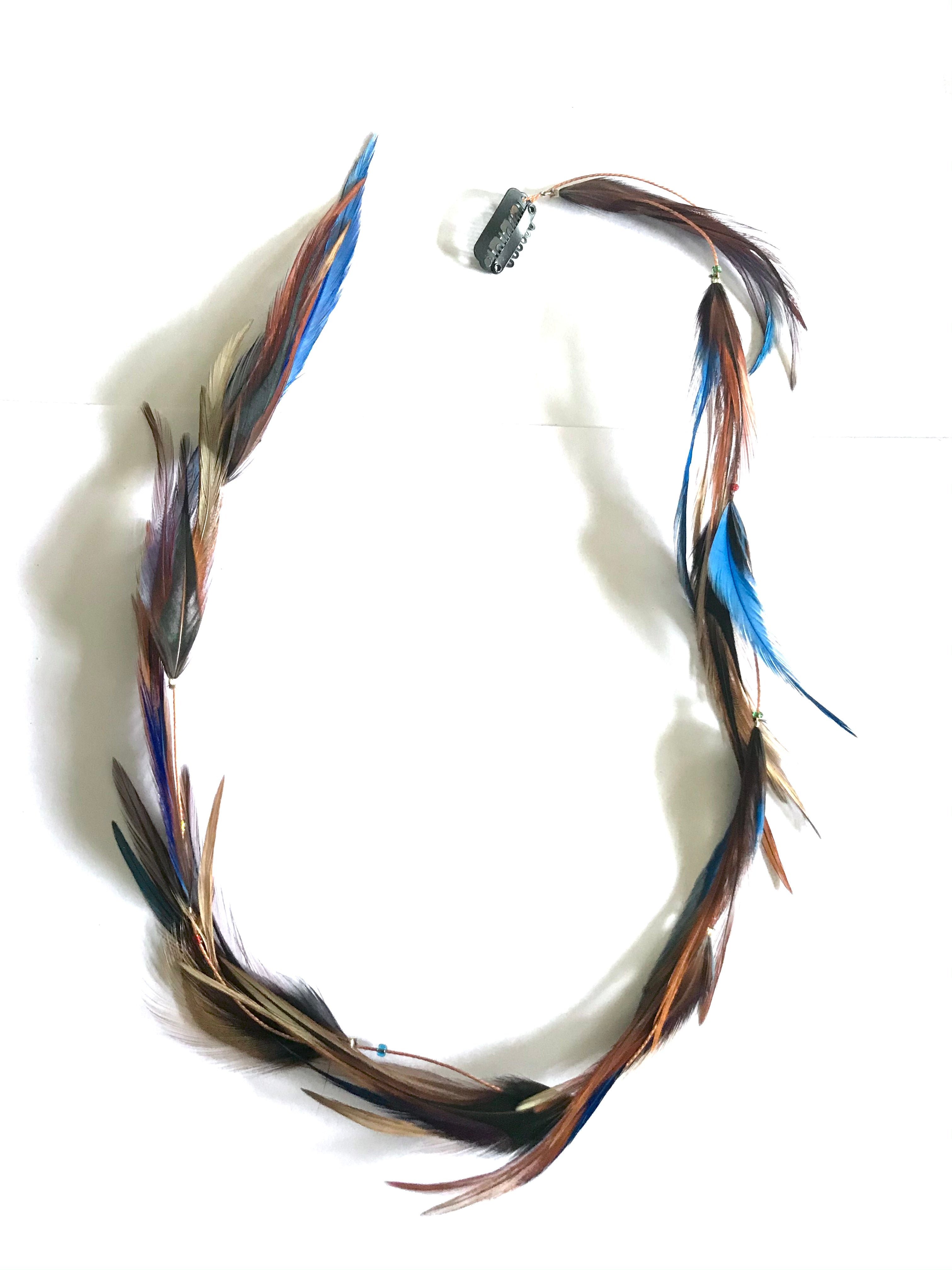 Hair feather clip
