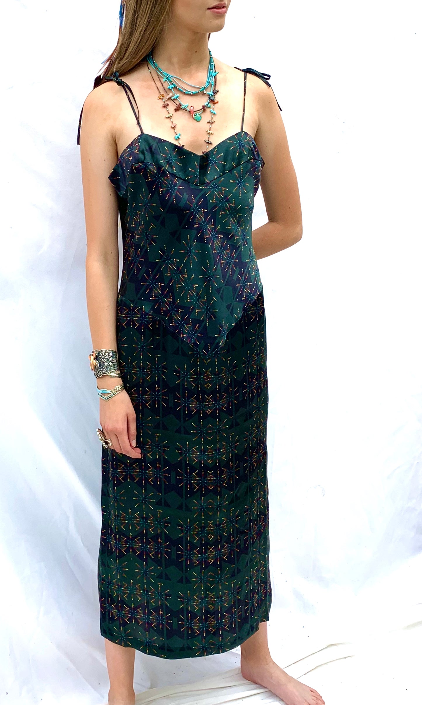 Stunning new rainbow star  Jessie Western strap dress