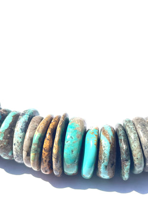 Turquoise necklaces Amazing stacked short 18 inch necklace
