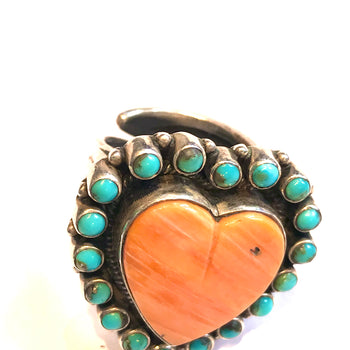 Navajo heart ring