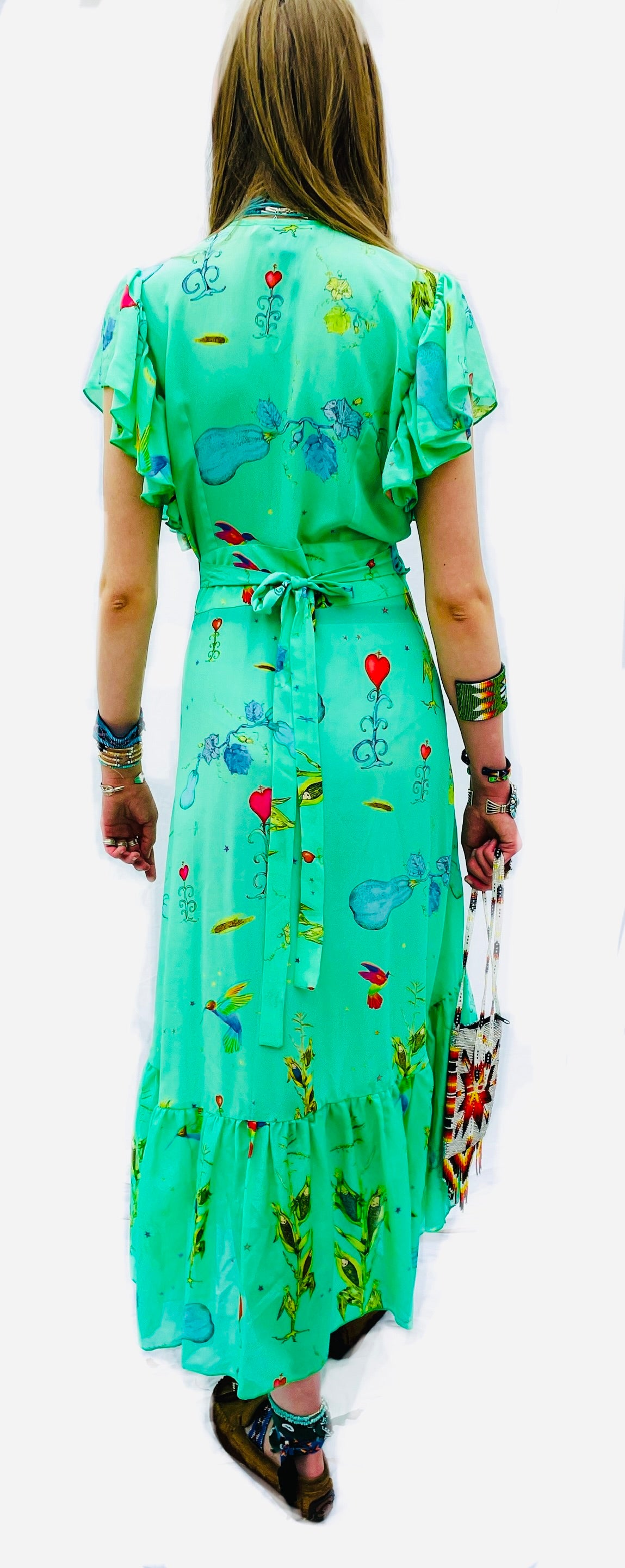 Jessie Western green dress