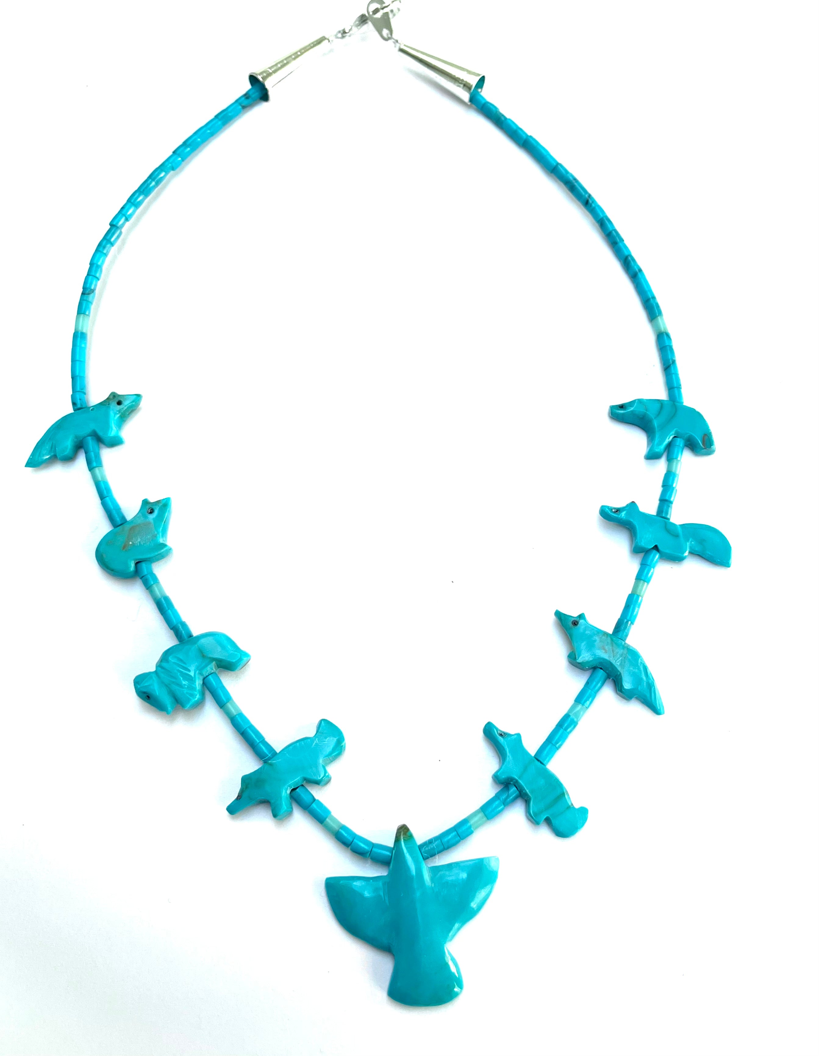 New mid size power animal necklace short