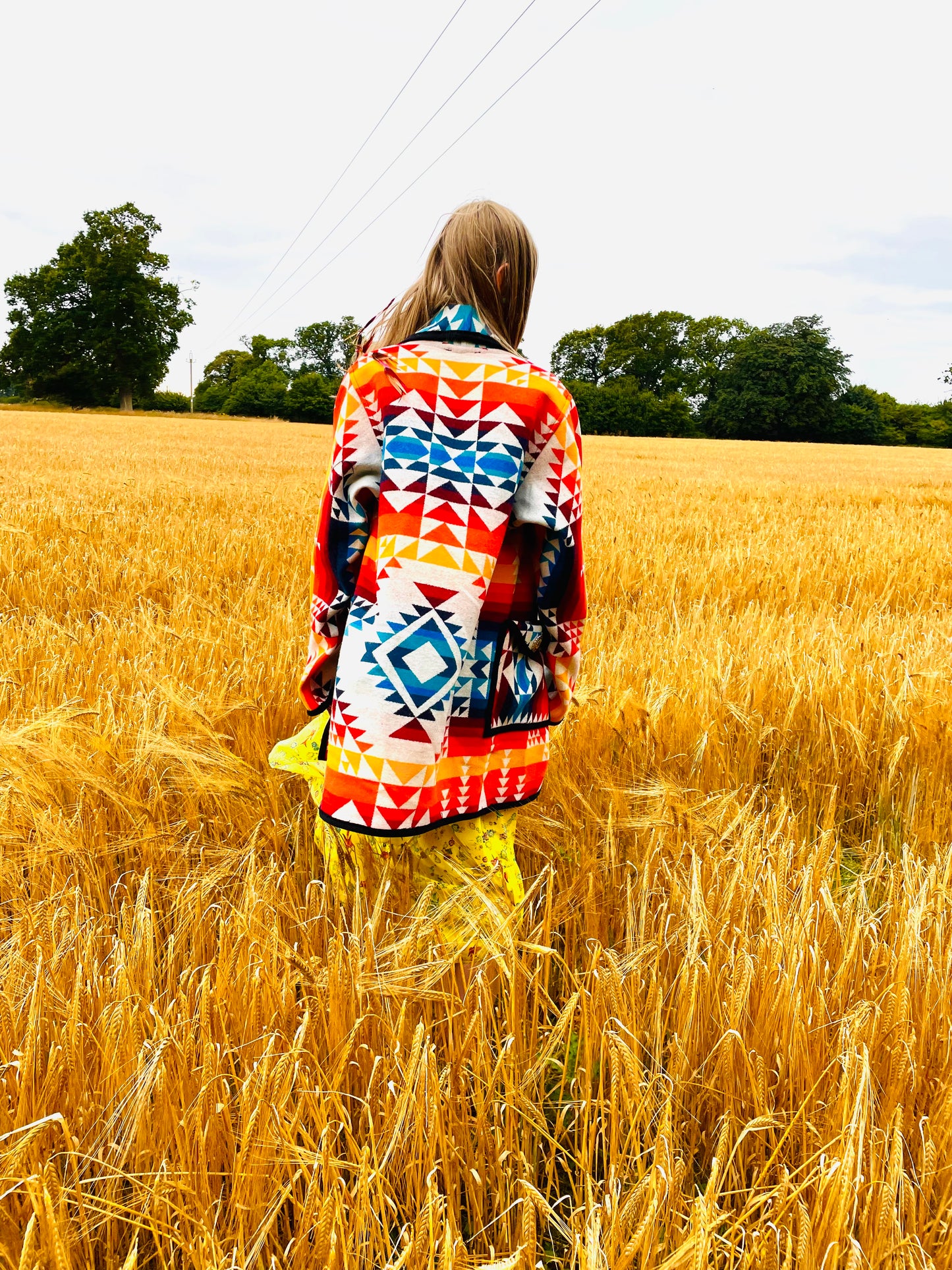 Limited edition rainbow med c pocket coat
