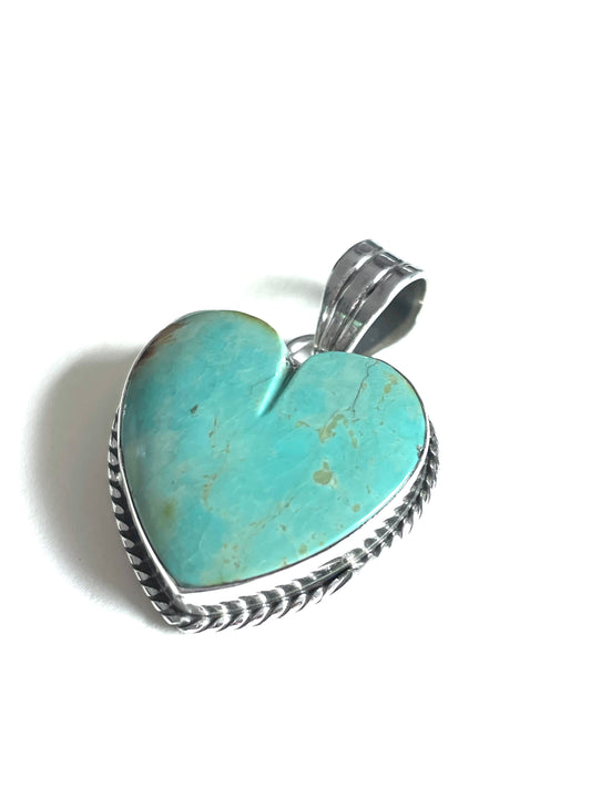 Medium. Navajo heart pendent