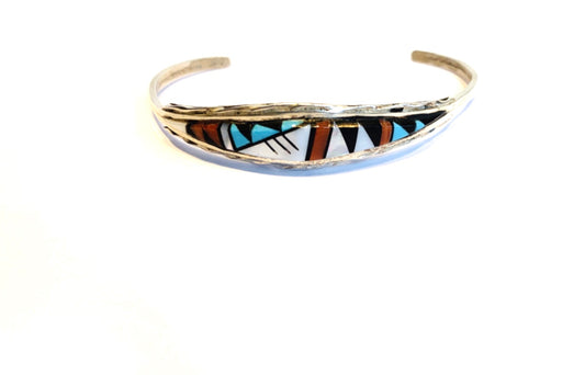 Zuni Multi Stone Inlay Bracelet