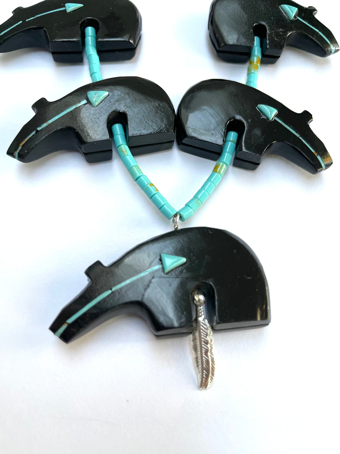 New Long Bear Power animal necklace