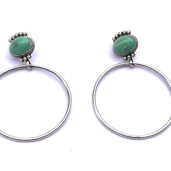 Navajo hoop earrings
